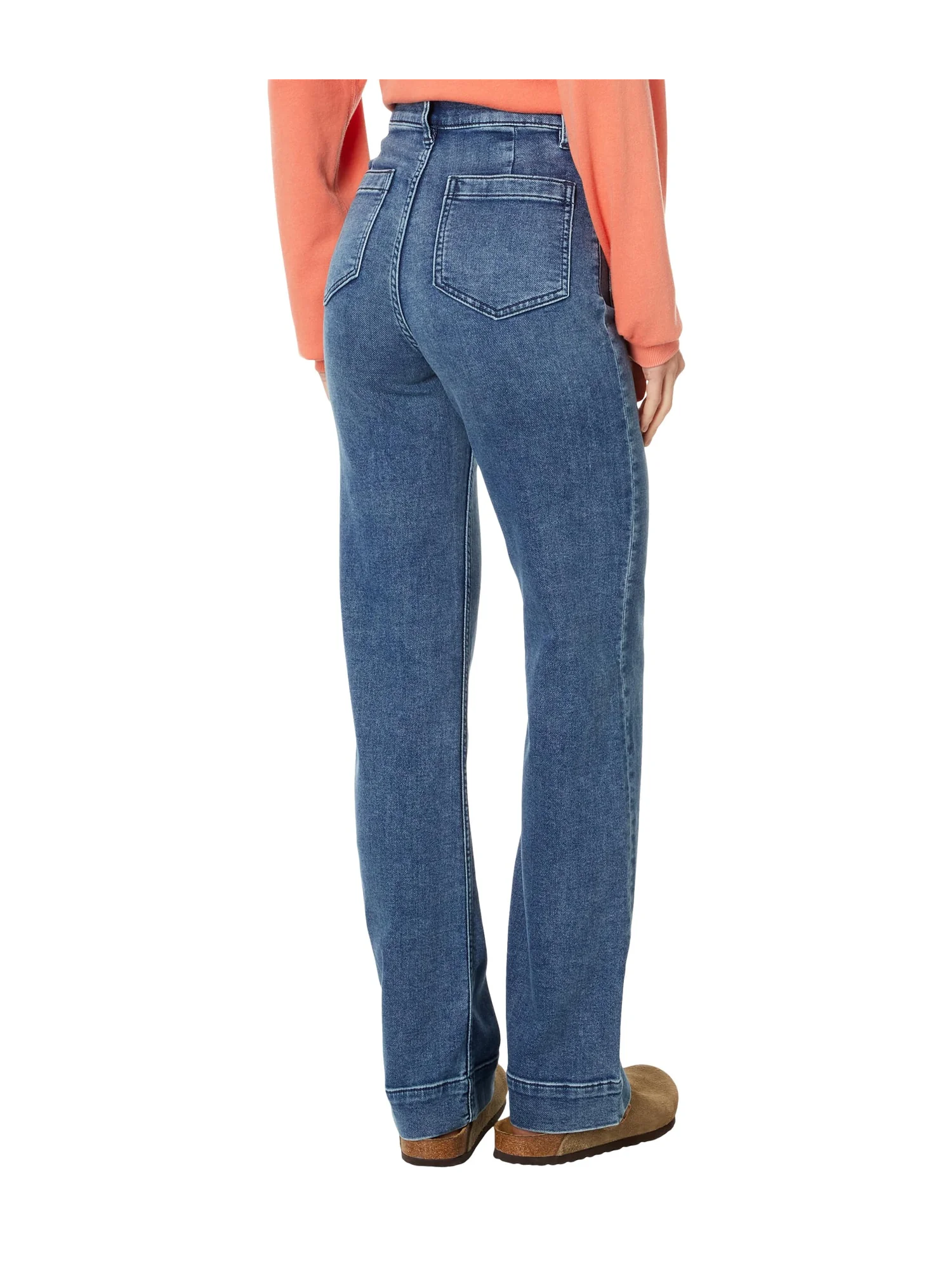 Брюки Faherty Stretch Terry Patch Pocket Pants — изображение 2 из 4, синий