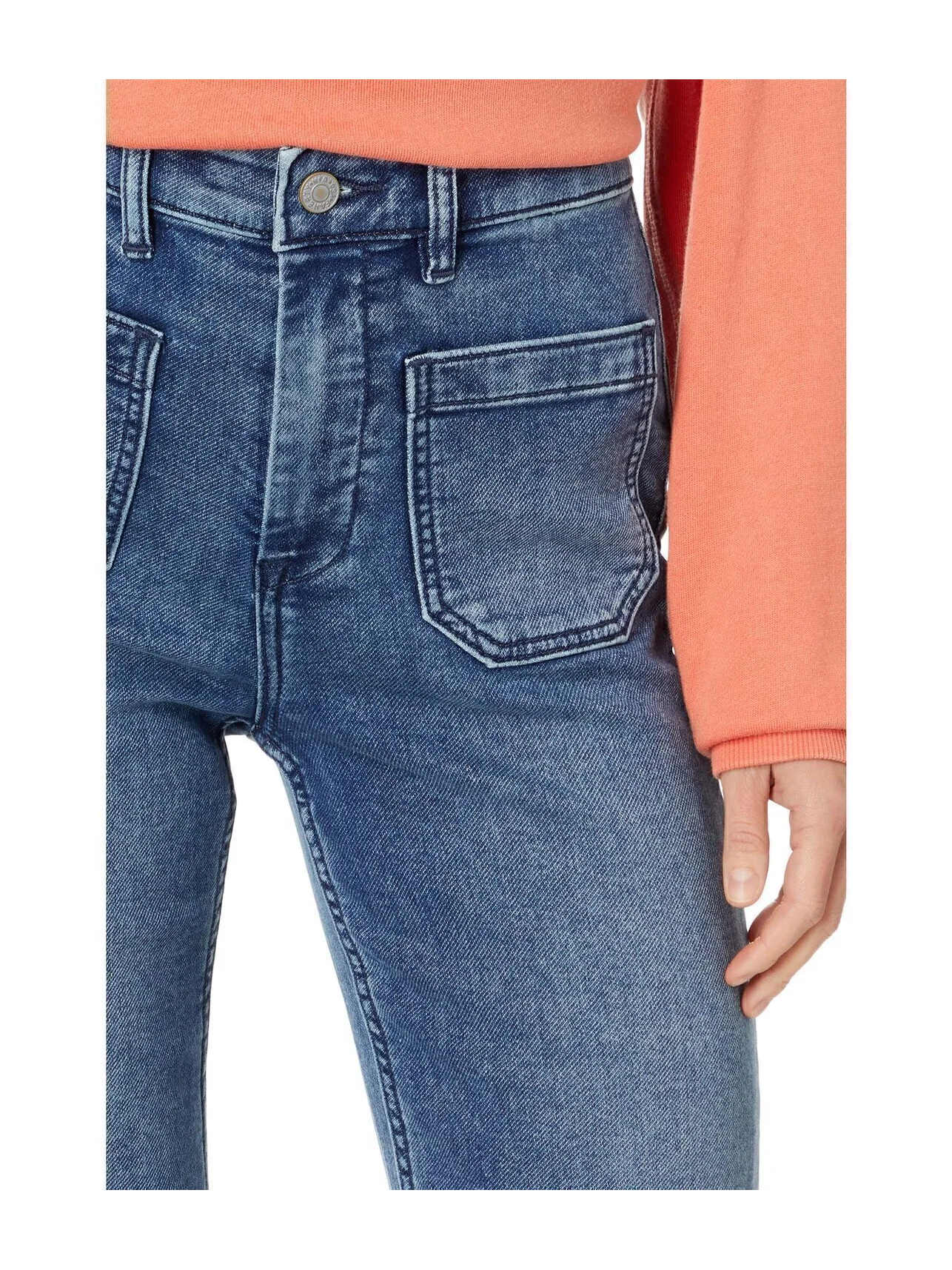 Брюки Faherty Stretch Terry Patch Pocket Pants — изображение 3 из 4, синий