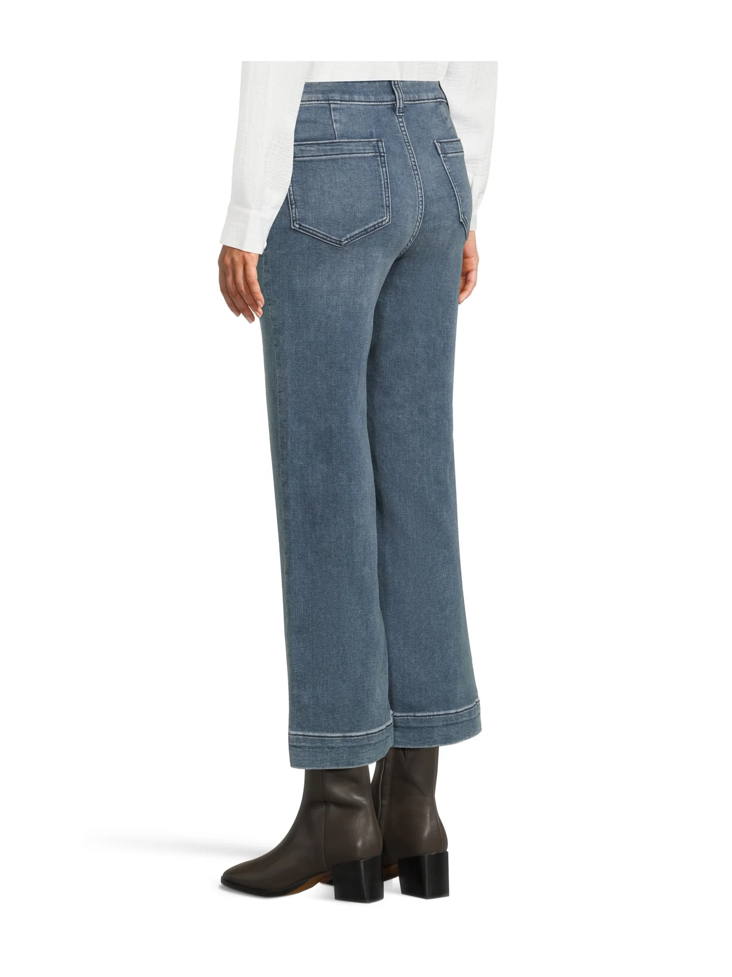 Брюки Faherty Stretch Terry Patch Pocket Ankle Pants — изображение 3 из 5, синий
