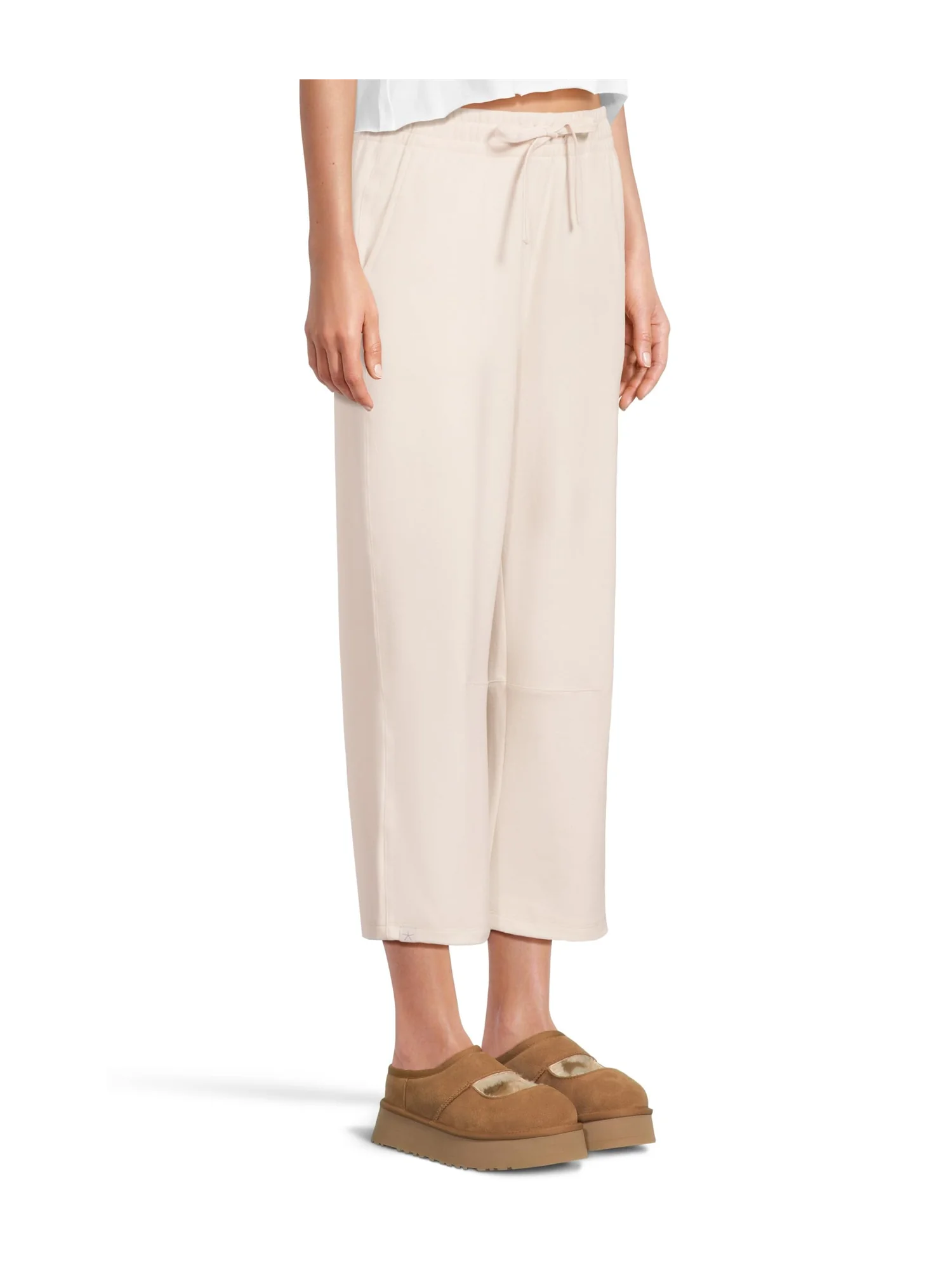 Брюки Barefoot Dreams Malibu Collection Brushed Fleece Pant — изображение 2 из 5, песочный