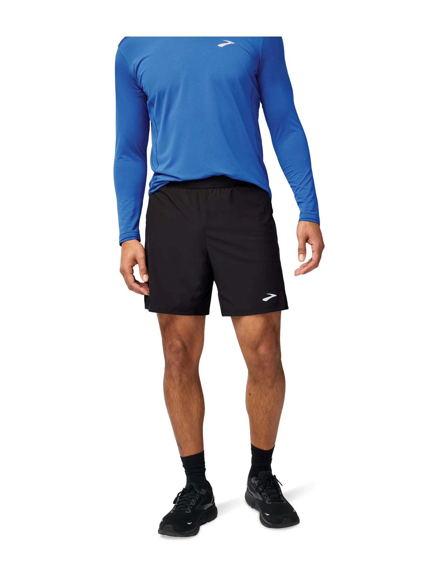 Шорты Brooks Journey 7" 2-in-1 Shorts — изображение 1 из 3, черный