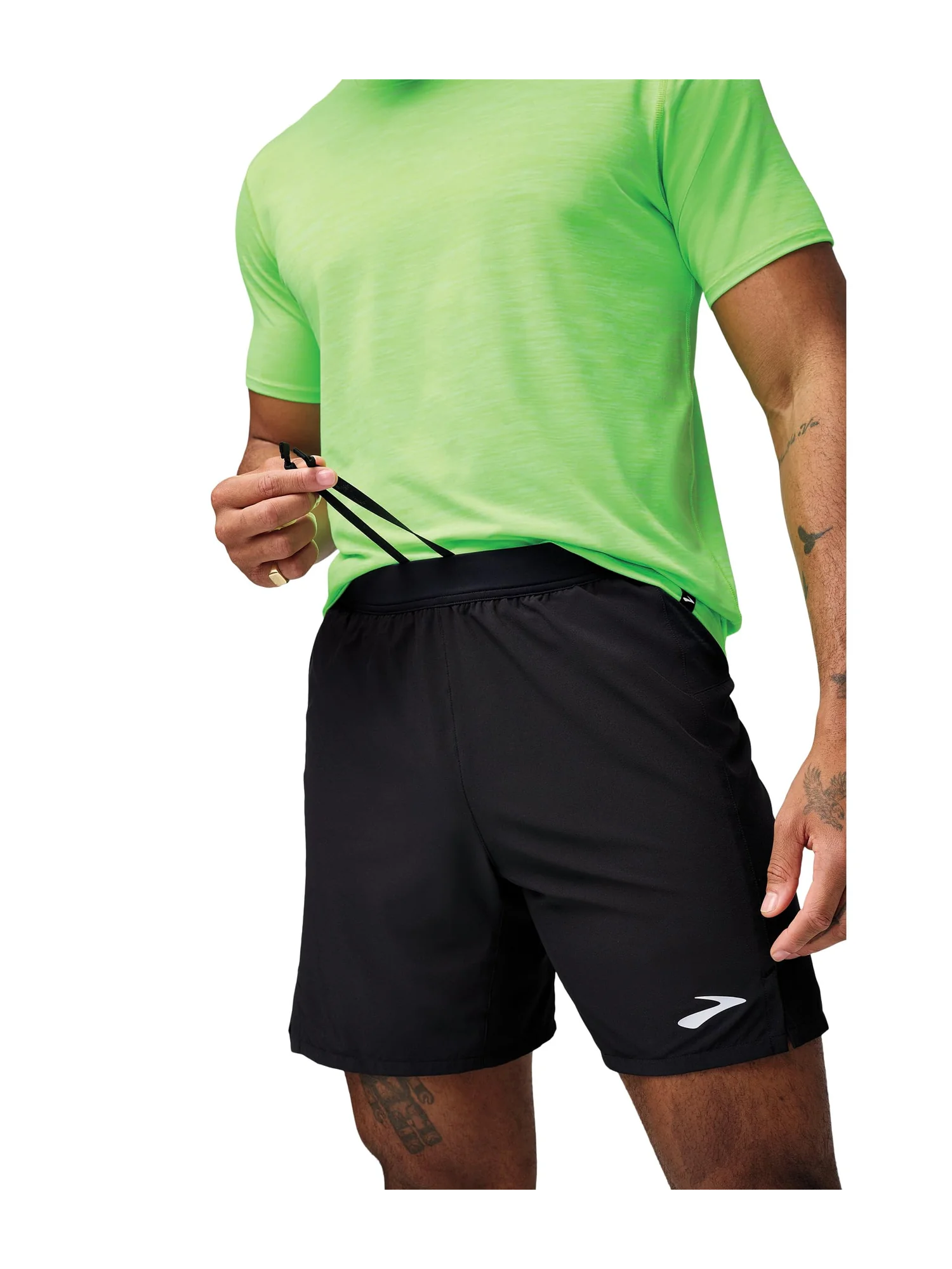 Шорты Brooks Journey 7" Shorts — изображение 3 из 4, черный