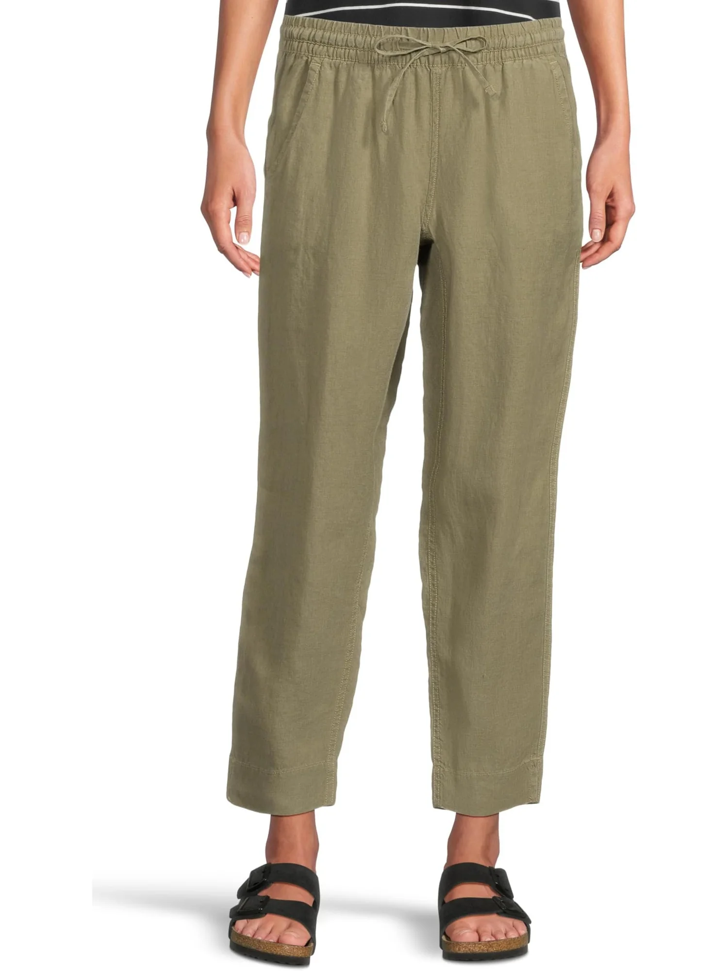 Джинсы L.L.Bean Women's Premium Linen Breezy Pull-On Ankle Pants