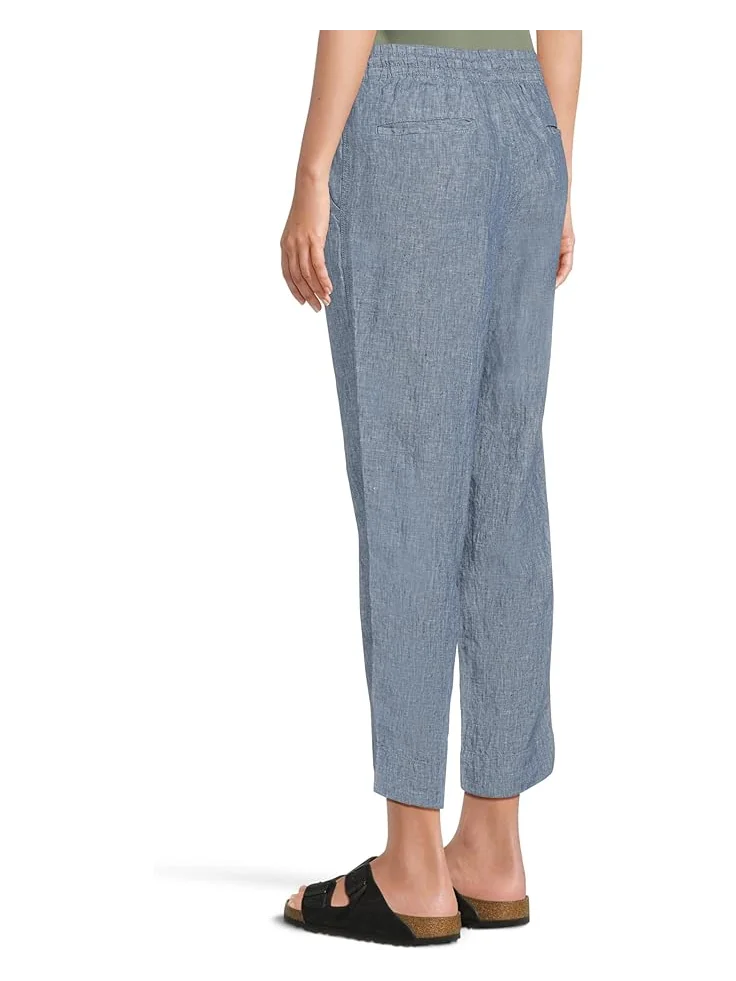 Джинсы L.L.Bean Premium Linen Breezy Pull-On Ankle Pants — изображение 3 из 5, синий