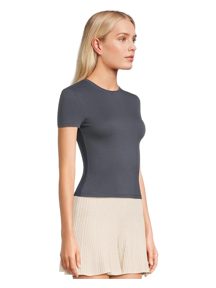Футболка UGG Miriam Baby Tee Rib — изображение 2 из 5, грозовое облако