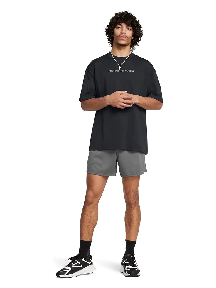 Шорты Under Armour Tech 6 Inch Mesh Shorts — изображение 4 из 4, черный