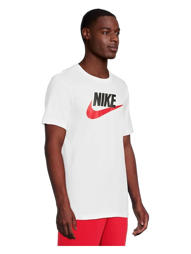 Футболка Nike Sportswear Icon Futura Tee — изображение 2 из 5, белый/черный/красный