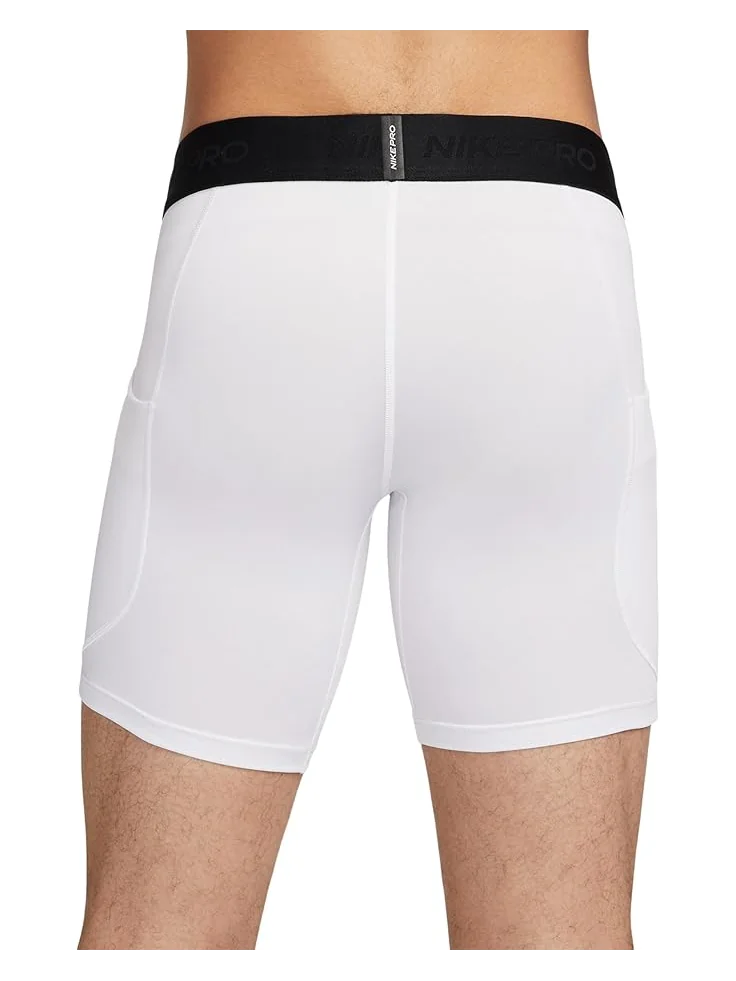 Шорты Nike Pro Dri-FIT Shorts — изображение 2 из 3, белый/черный