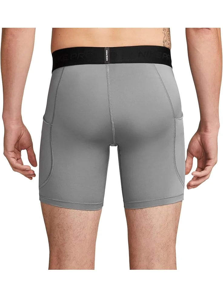 Шорты Nike Pro Dri-FIT Shorts — изображение 2 из 3, серый/черный