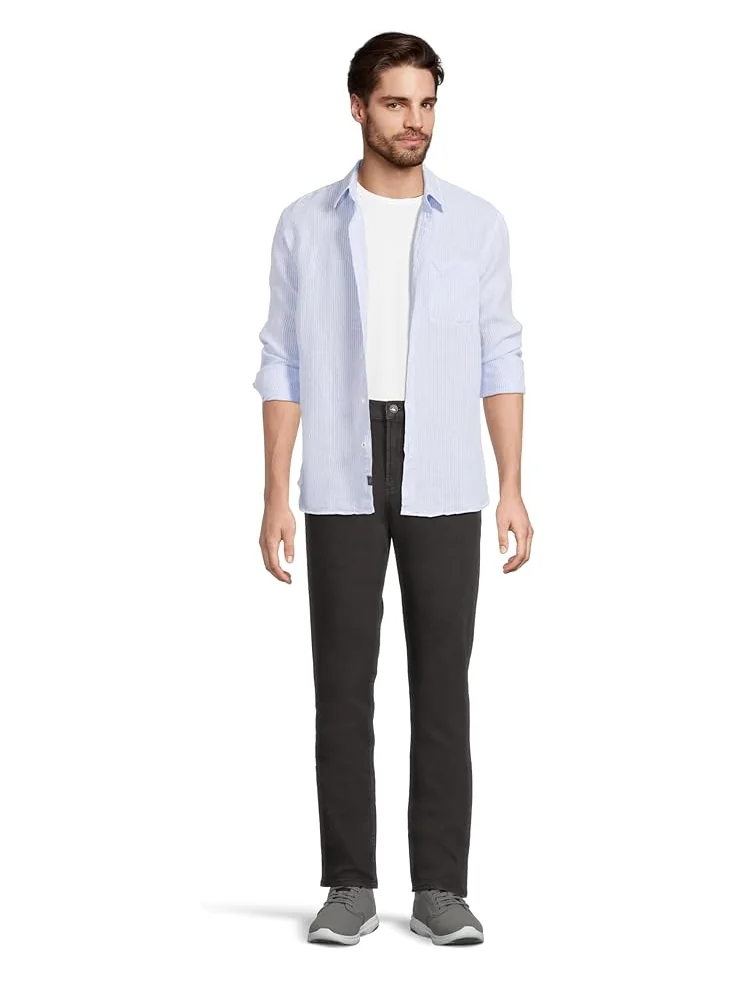 Рубашка Faherty Laguna Linen Shirt, цвет Summer Classic Stripe — изображение 5 из 5