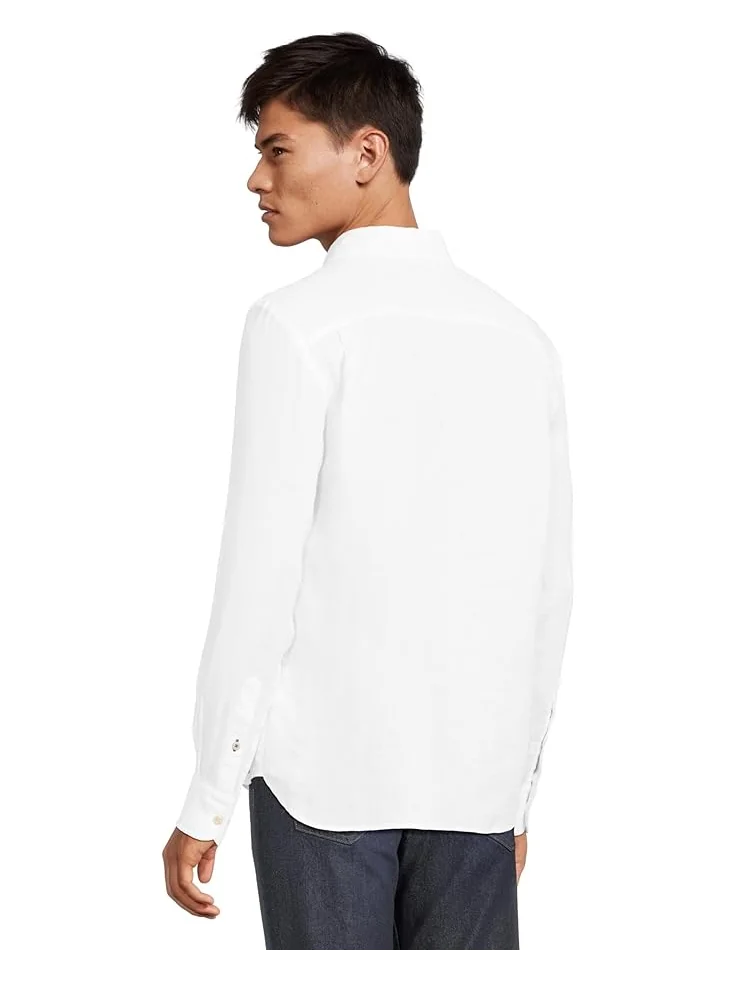 Рубашка Faherty Laguna Linen Shirt — изображение 3 из 5, белый