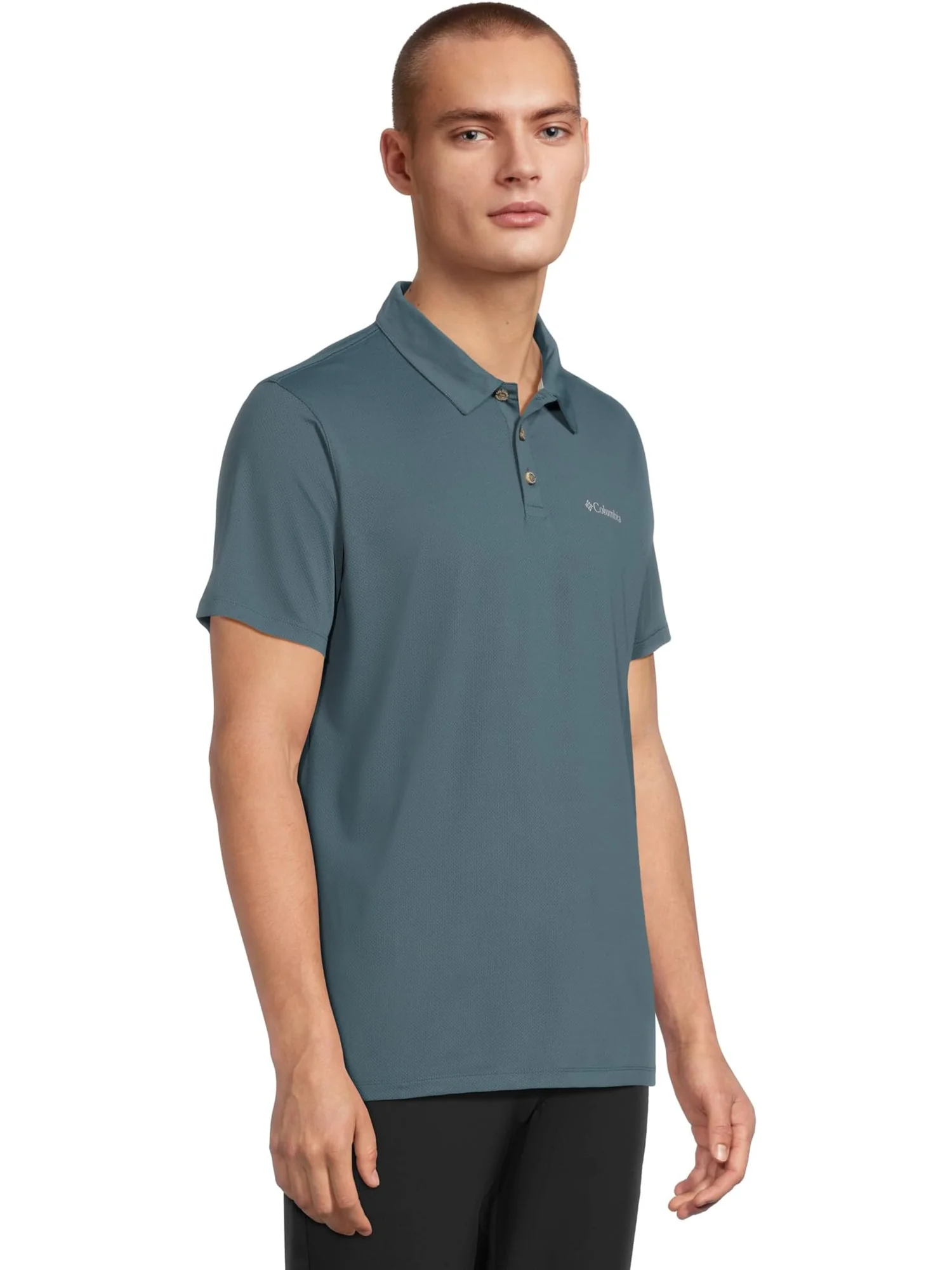 Поло Columbia Tech Trail Utility Polo — изображение 2 из 5, голубой