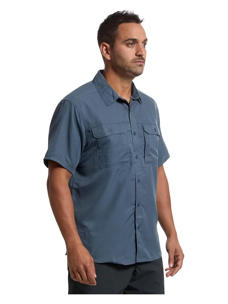 Рубашка Mountain Hardwear Canyon Short Sleeve Shirt, цвет Zinc 1 — изображение 2 из 5