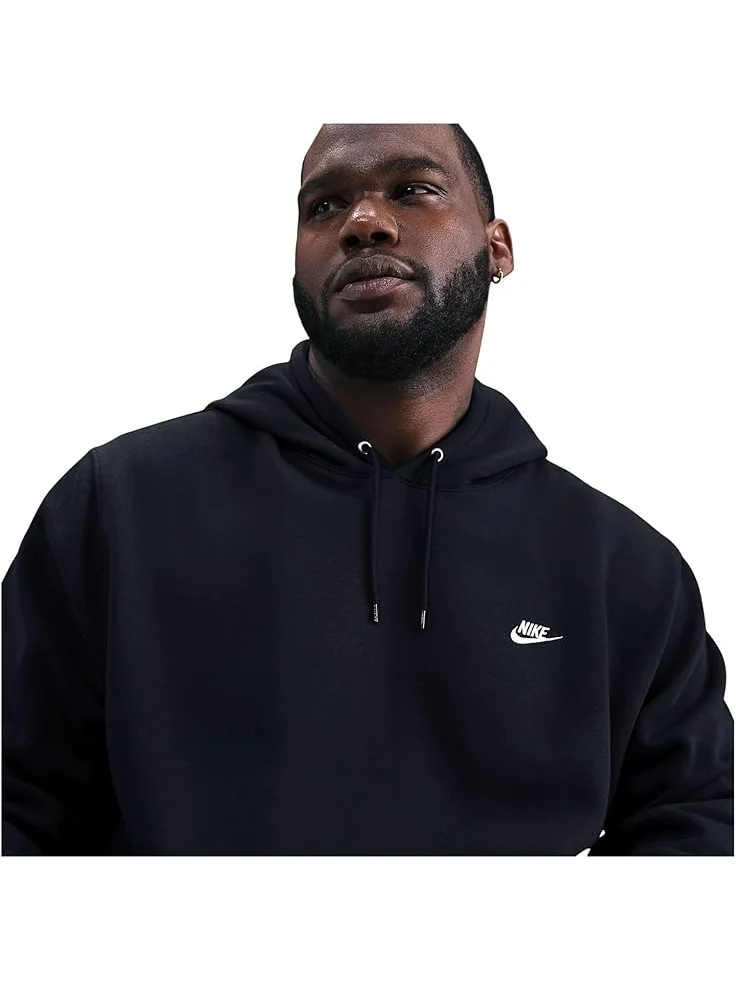 Худи Nike Club Fleece Pullover Hoodie — изображение 3 из 3, черный/черный/белый