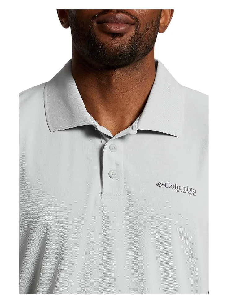 Мужская футболка Columbia Freezer Polo — изображение 4 из 5, серый