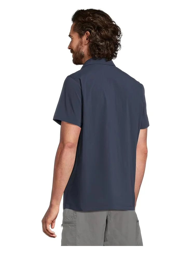 Рубашка Columbia Sage Peak Woven Short Sleeve Shirt — изображение 3 из 5, темно-синий
