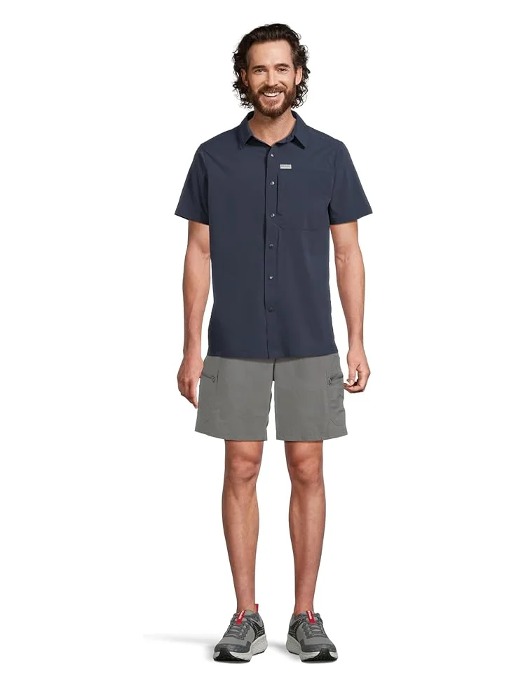 Рубашка Columbia Sage Peak Woven Short Sleeve Shirt — изображение 5 из 5, темно-синий