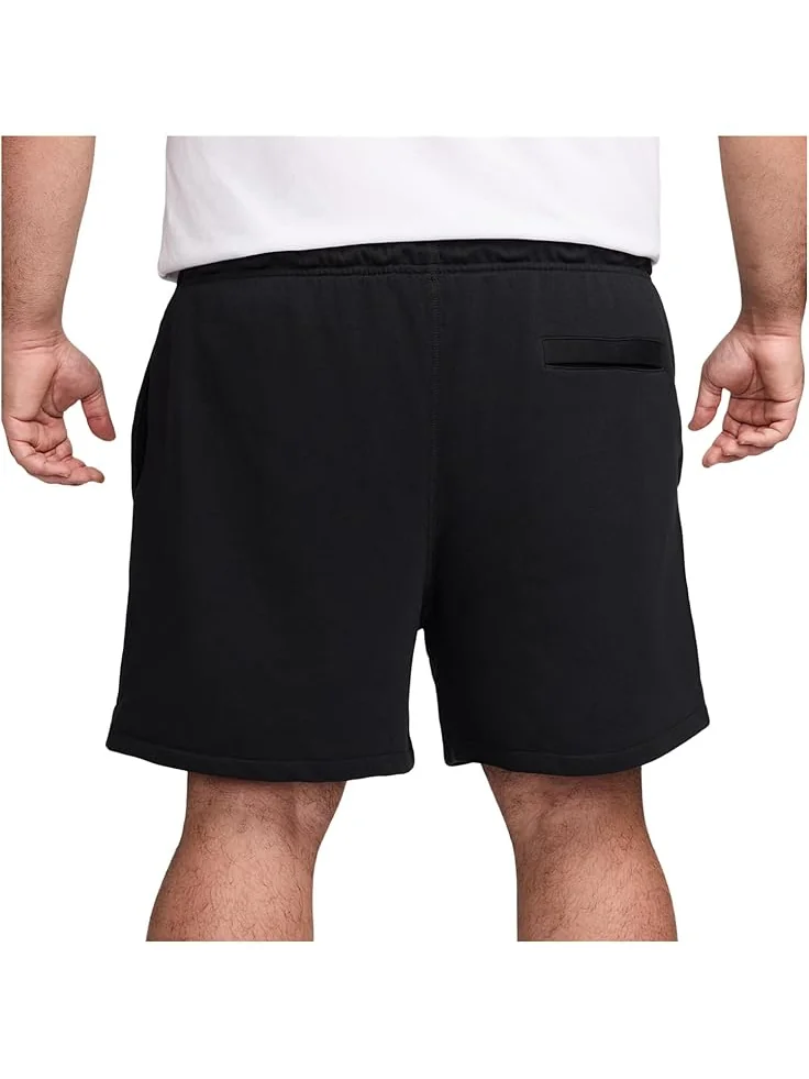 Шорты Nike Club French Terry Flow Shorts — изображение 2 из 4, черный/черный/белый