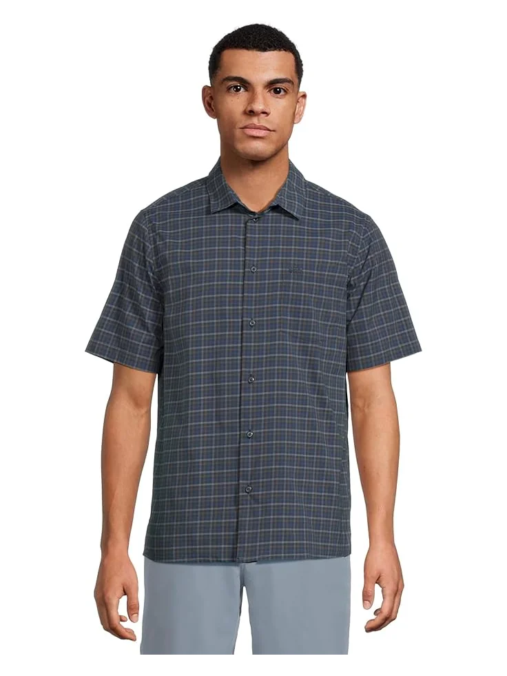 Рубашка Helly Hansen Fjord QD Short Sleeve Shirt 2.0 — изображение 1 из 5, темно-синий