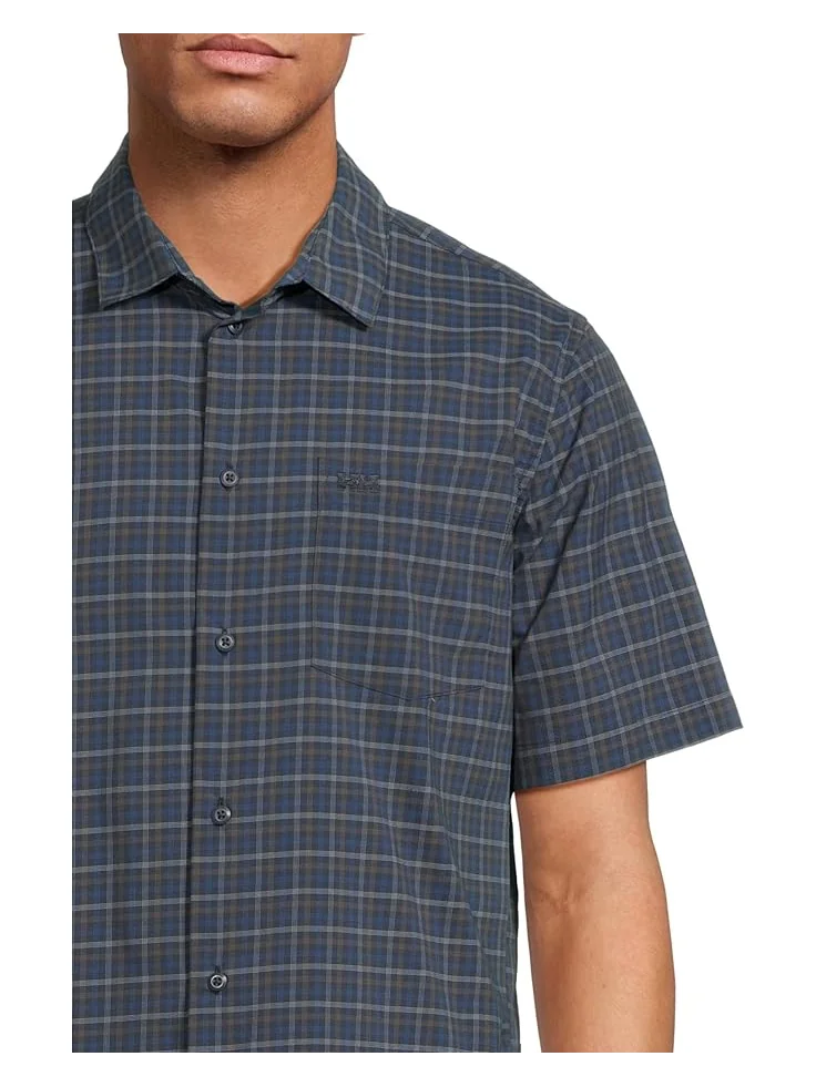 Рубашка Helly Hansen Fjord QD Short Sleeve Shirt 2.0 — изображение 4 из 5, темно-синий