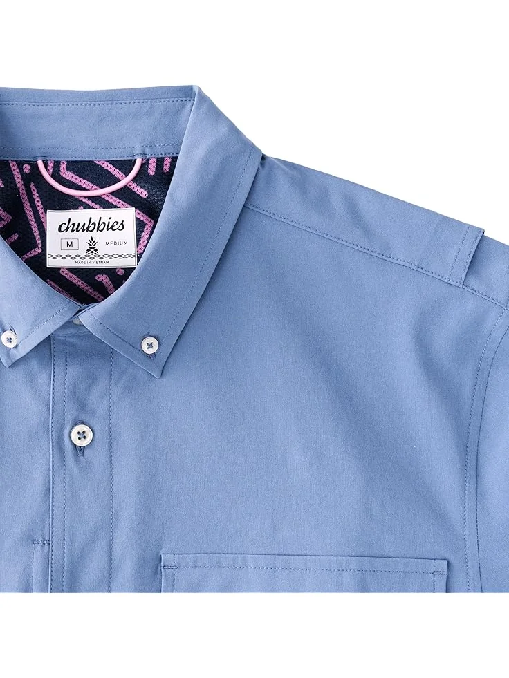 Рубашка Chubbies The Blue Crew (UPF Shirt) — изображение 3 из 3, синий