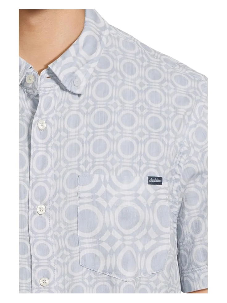 Рубашка Chubbies The Spot On (Resort Weave Friday Shirt) — изображение 4 из 5, синий