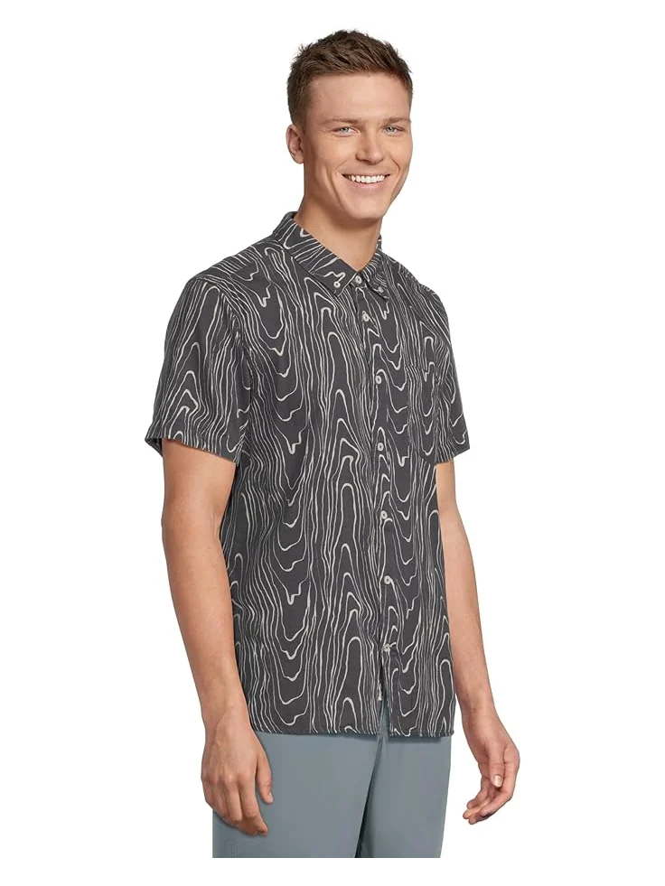 Рубашка Chubbies The Fault Line (Resort Weave Friday Shirt) — изображение 2 из 5, черный
