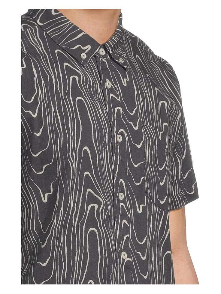 Рубашка Chubbies The Fault Line (Resort Weave Friday Shirt) — изображение 4 из 5, черный