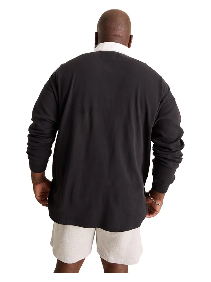Рубашка Chubbies The Black to Black (Rugby Shirt) — изображение 3 из 3, черный