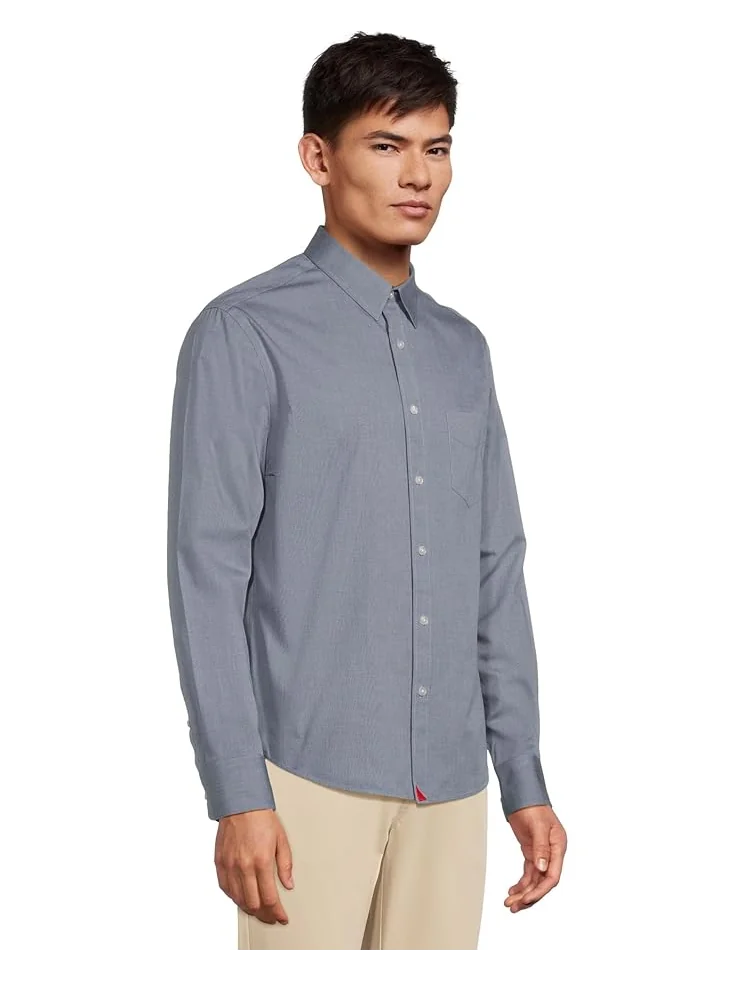 Рубашка UNTUCKit Wrinkle Free Pio Cesare Shirt — изображение 2 из 5, темно-синий