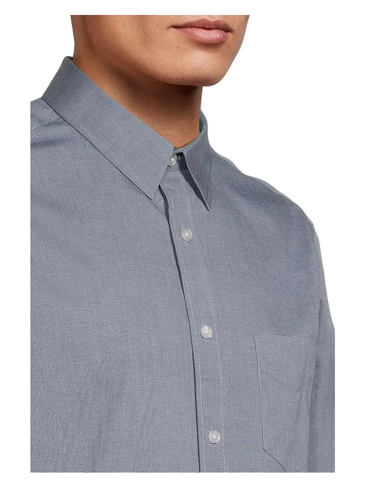 Рубашка UNTUCKit Wrinkle Free Pio Cesare Shirt — изображение 4 из 5, темно-синий