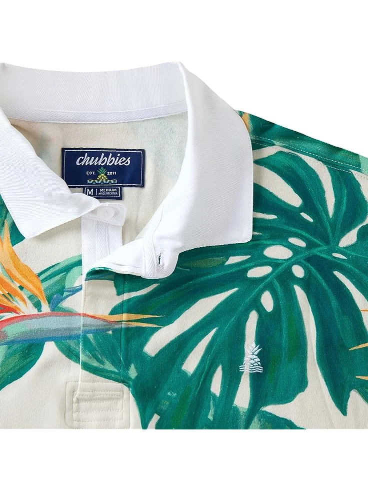 Рубашка Chubbies The Frond Of You (Rugby Shirt) — изображение 2 из 2, белый