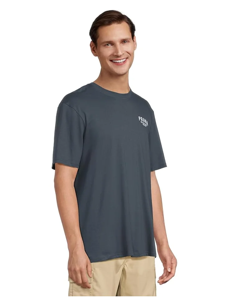 Футболка Prana Past and Present Short Sleeve Tee — изображение 2 из 5, темно-серый