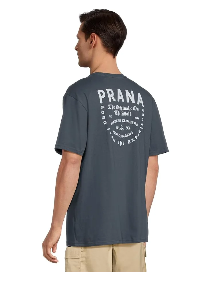 Футболка Prana Past and Present Short Sleeve Tee — изображение 3 из 5, темно-серый