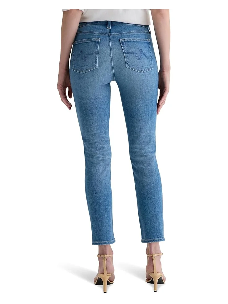 Джинсы AG Jeans Prima Low Rise Cigarette Ankle Jeans in Atlantis — изображение 3 из 6, атлантический