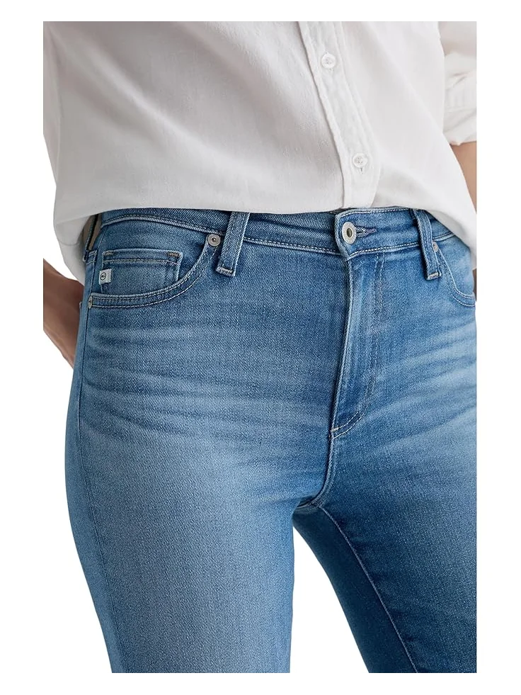 Джинсы AG Jeans Prima Low Rise Cigarette Ankle Jeans in Atlantis — изображение 4 из 6, атлантический
