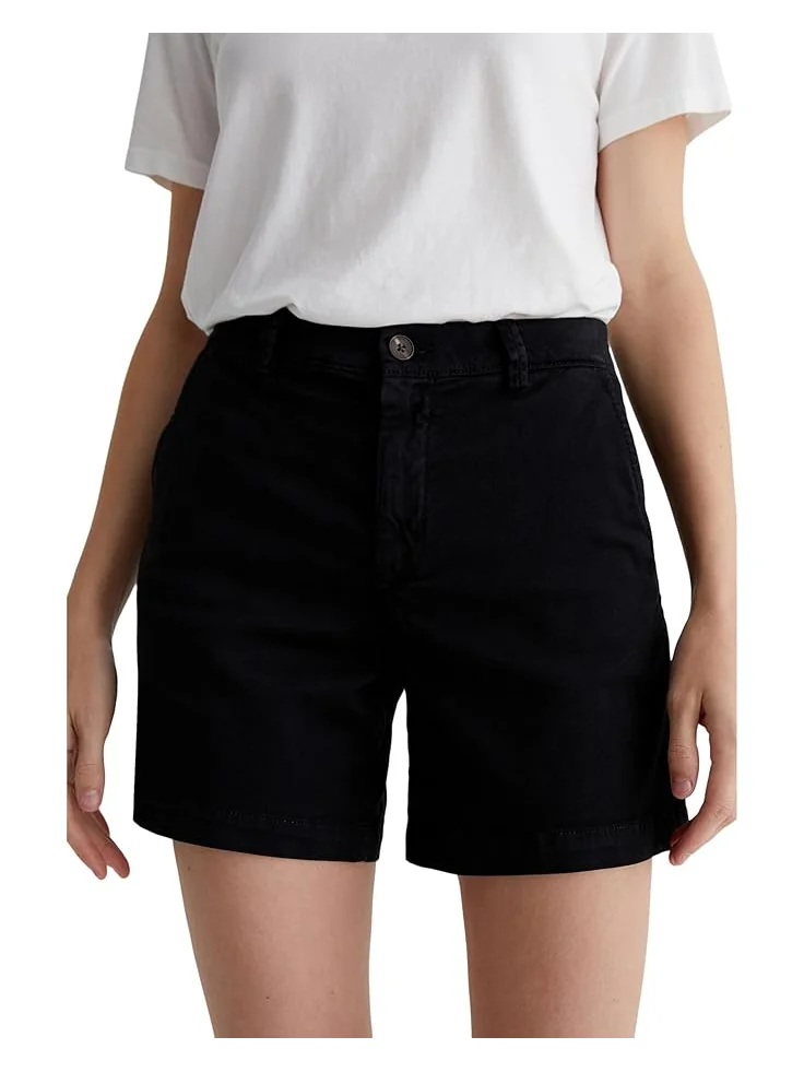 Шорты AG Jeans Jude Mid Rise Chino Shorts — изображение 3 из 5, черный