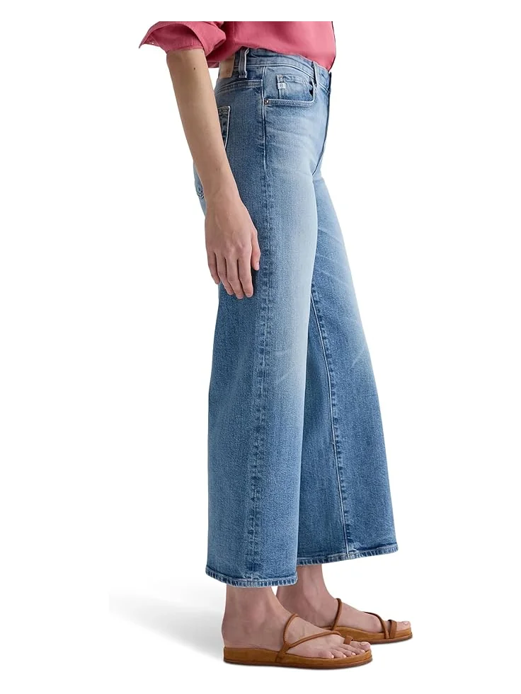 Джинсы AG Jeans Saige Mid-Rise Wide Leg in Helios, цвет Helios — изображение 2 из 6