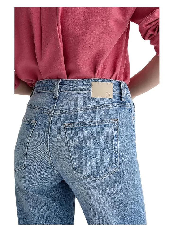 Джинсы AG Jeans Saige Mid-Rise Wide Leg in Helios, цвет Helios — изображение 5 из 6