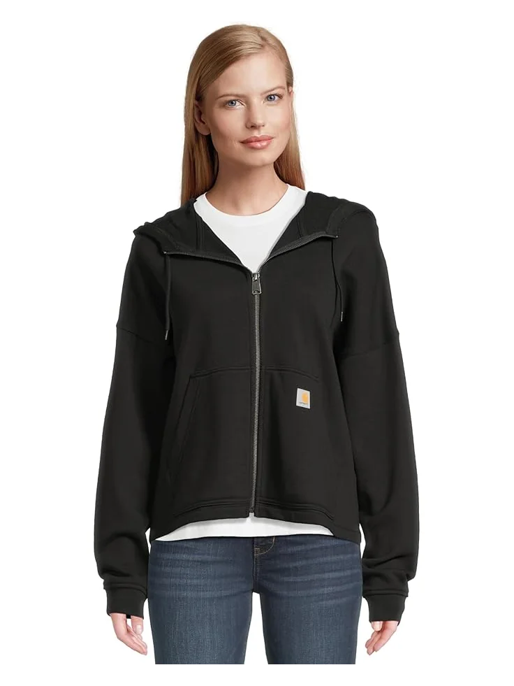 Толстовка Carhartt Loose Fit Full-Zip Sweatshirt — изображение 1 из 4, черный