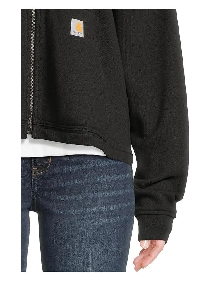 Толстовка Carhartt Loose Fit Full-Zip Sweatshirt — изображение 4 из 4, черный
