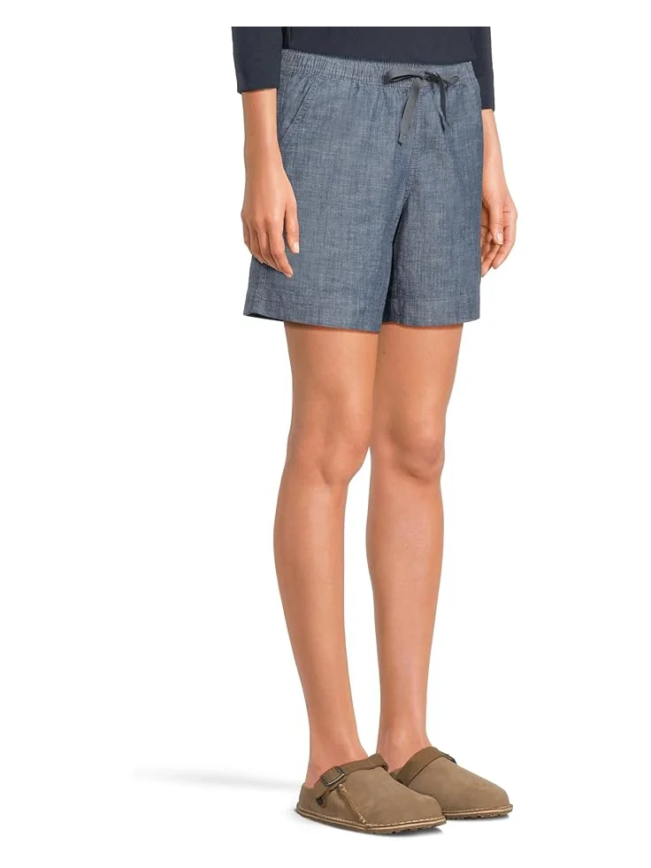 Шорты L.L.Bean Lakewashed Chambray Dock Shorts — изображение 2 из 6, синий