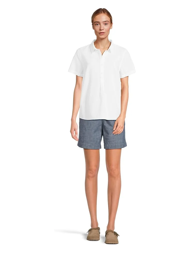Шорты L.L.Bean Lakewashed Chambray Dock Shorts — изображение 6 из 6, синий