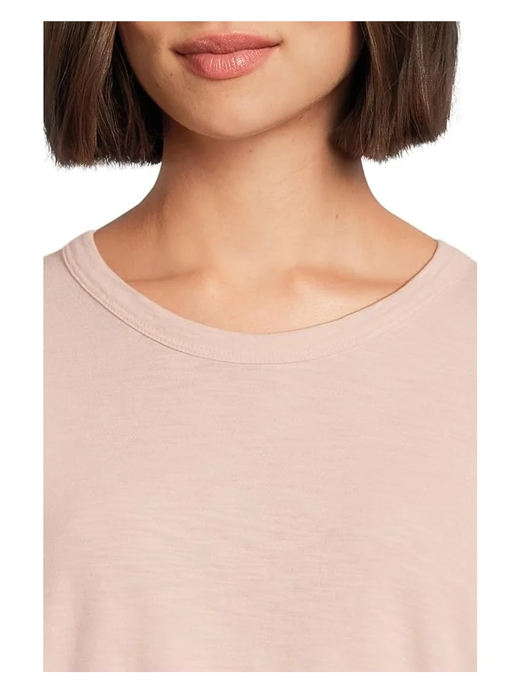 Футболка Faherty Sunwashed Essential Tee, цвет Peach Whip — изображение 4 из 5