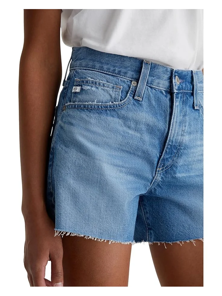 Шорты AG Jeans Halle High Rise Relaxed Shorts, цвет Flashback — изображение 4 из 6