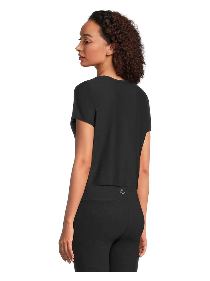 Футболка Beyond Yoga Featherweight Supreme Cropped Tee — изображение 3 из 5, самая темная ночь