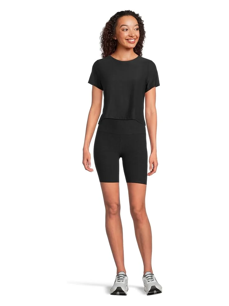 Футболка Beyond Yoga Featherweight Supreme Cropped Tee — изображение 5 из 5, самая темная ночь