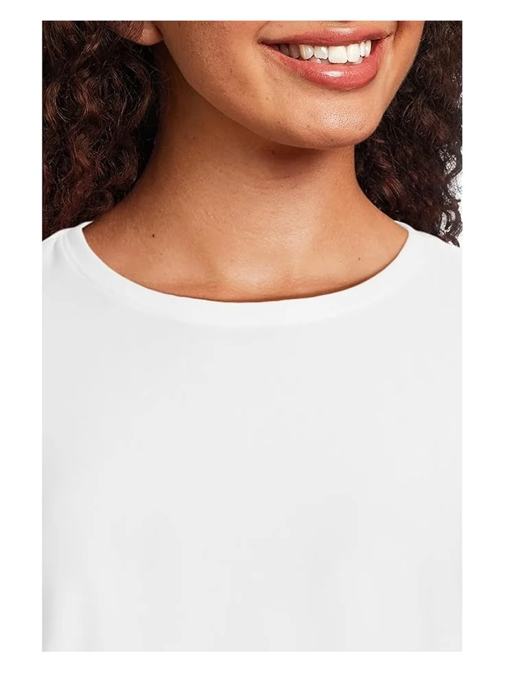 Футболка Beyond Yoga Featherweight Supreme Cropped Tee — изображение 4 из 5, белый