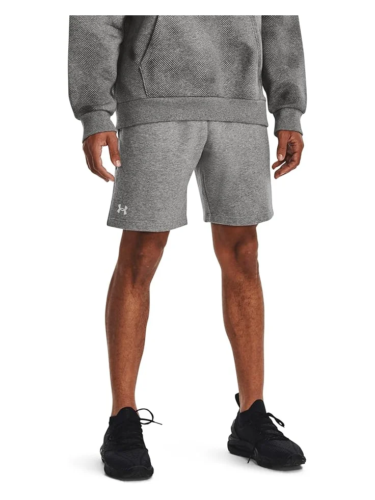 Шорты Under Armour Rival Fleece Shorts — изображение 1 из 4, светлый/белый