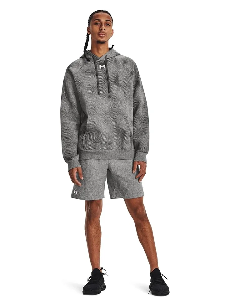 Шорты Under Armour Rival Fleece Shorts — изображение 4 из 4, светлый/белый
